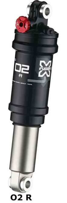 X-FUSION Rear Shock O2-R 165x38mm Black