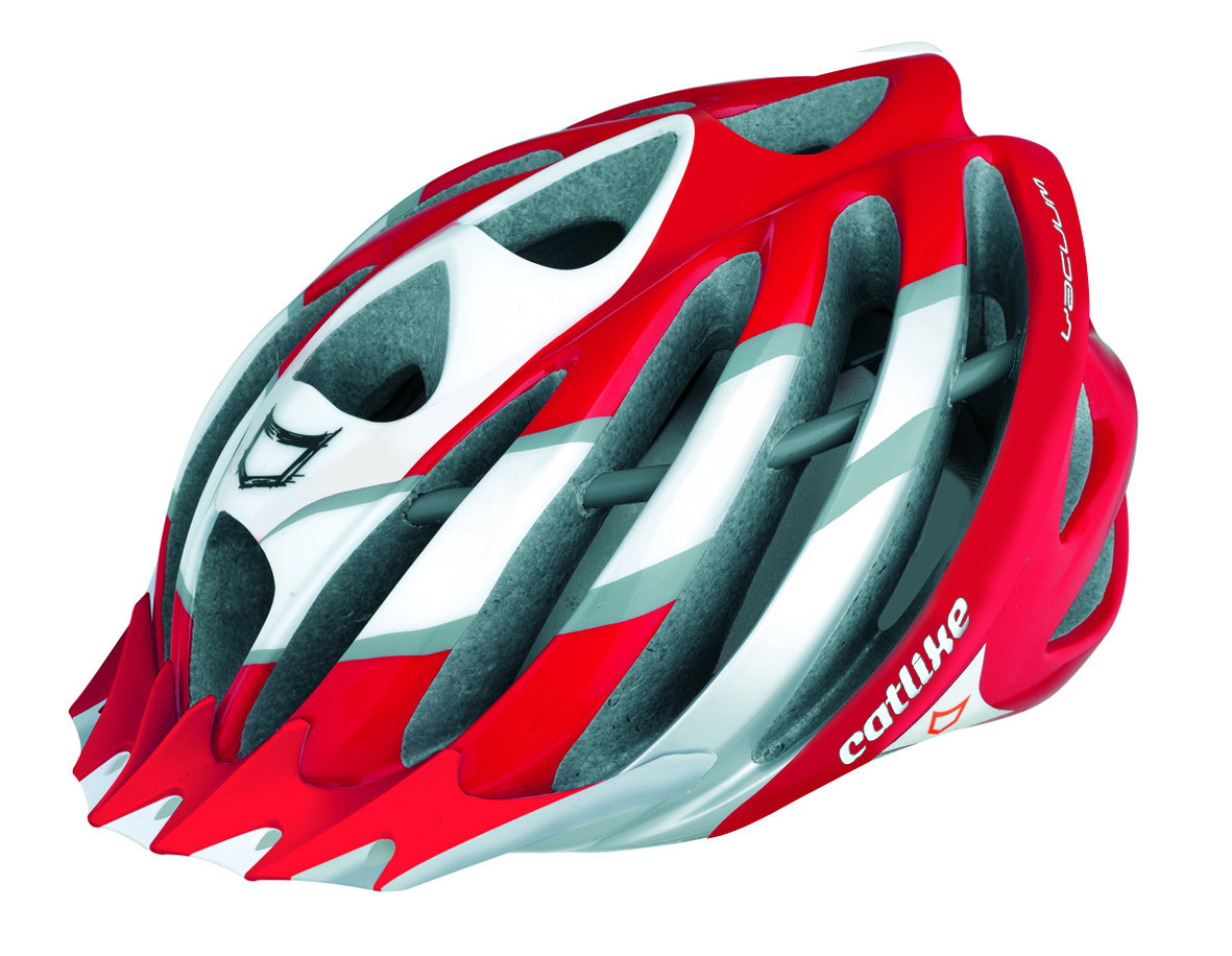 CATLIKE Helmet VACUUM Red/White Silver Size S (VAR054RWSM)