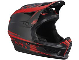 IXS Helmet XACT Black/Fluo Red Size S/M (53-56cm)