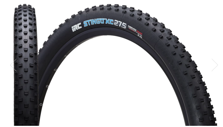 IRC Tyre STINGO XC 27.5x2.10 Tubeless Ready Kevlar Folding Black (10320973)