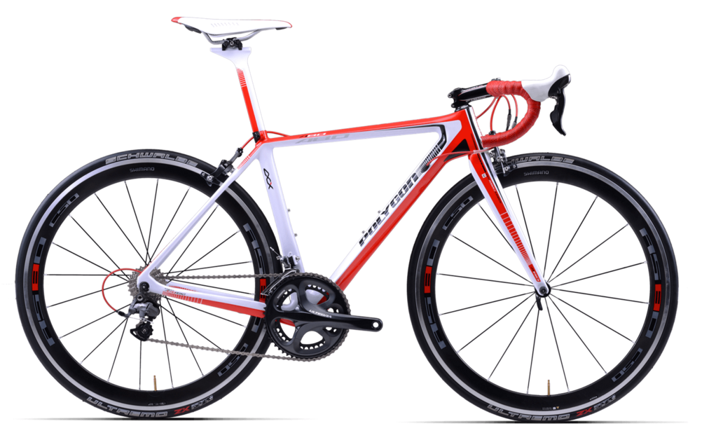 POLYGON COMPLETE BIKE HELIOS A8 Carbon 700C White/Red Size 54 (711786004)