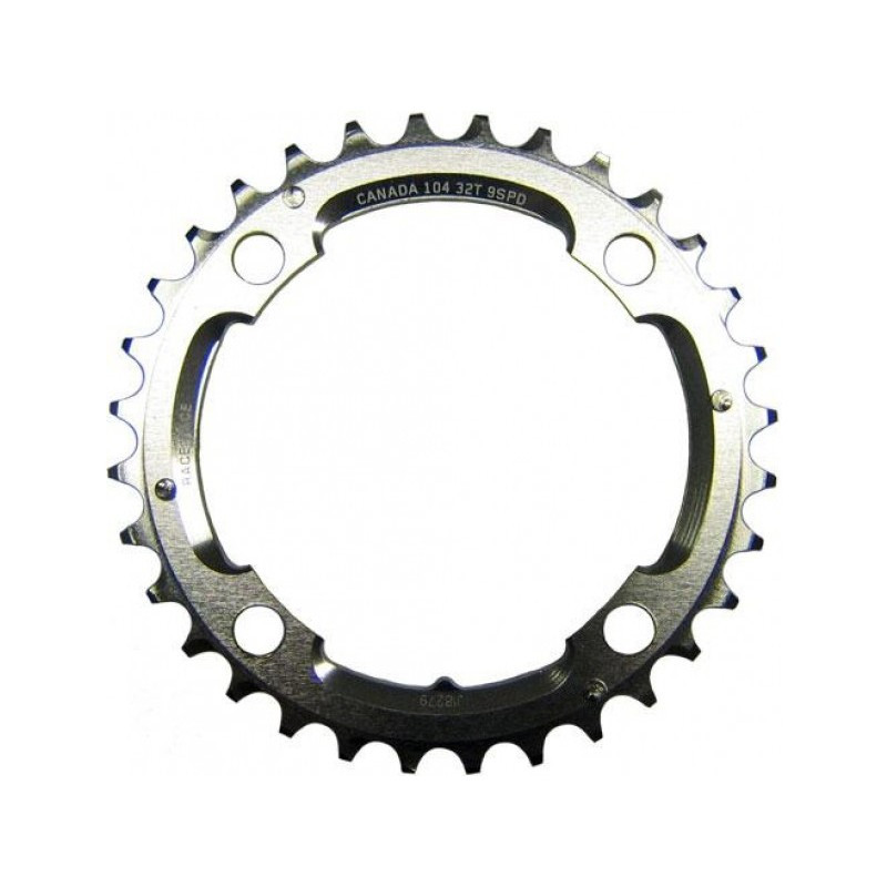 RACEFACE Chainring 9sp 32T BCD 104mm Silver (RR104X32)