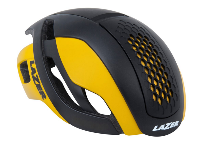 LAZER Helmet BULLET Aero Black /Yellow Size S (BLC2187884467)