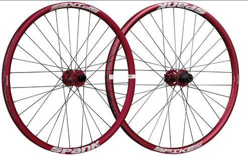 SPANK Wheelset SPIKE RACE 28 27.5" Disc (20x110mm / 12x150mm) Red (C08SR282240ASPK)