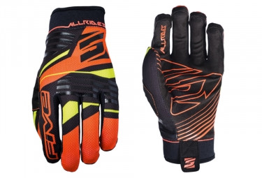 FIVE Pairs Gloves ALL RIDE  REPLICA Fluo Orange Size S (C0217026208)