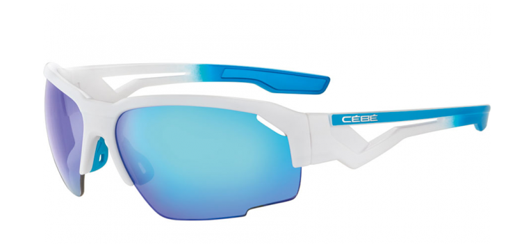 CEBE Sunglasses HILLDROP Matt White Gradient Blue  (CBS013)