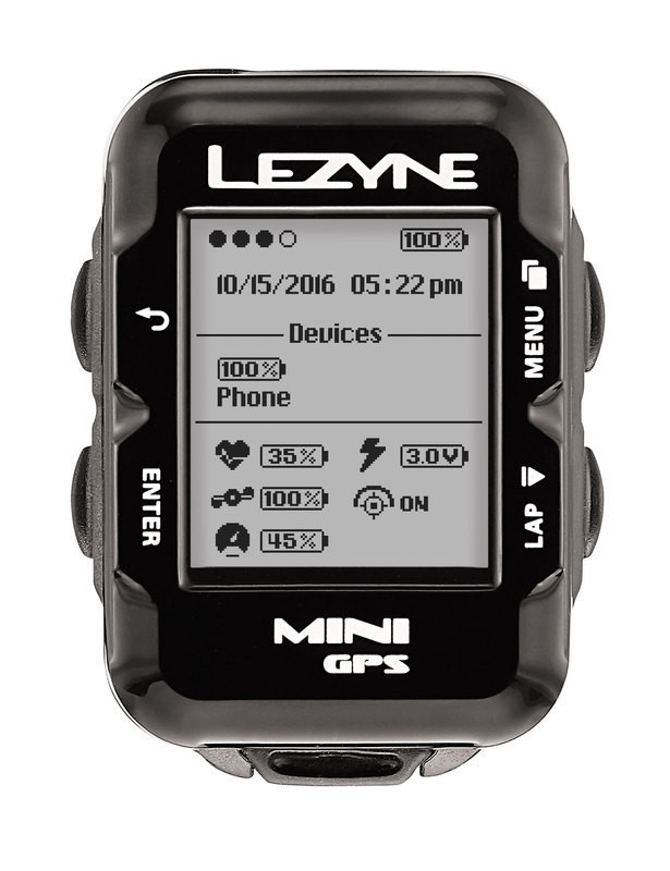 LEZYNE MINI GPS Y10 With HR Loaded Box Black (KMLEZ87269)