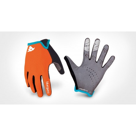 BLUEGRASS Pairs Gloves MAGNETE Lite Orange/Cyan Size S (3GLOH04S0AR)