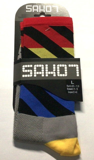 SAKO7 Socks MONDRIAN Black - Size L