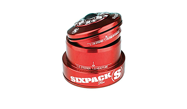 SIXPACK-RACING Headset FIRE-R Tapered Anod Red (811008)
