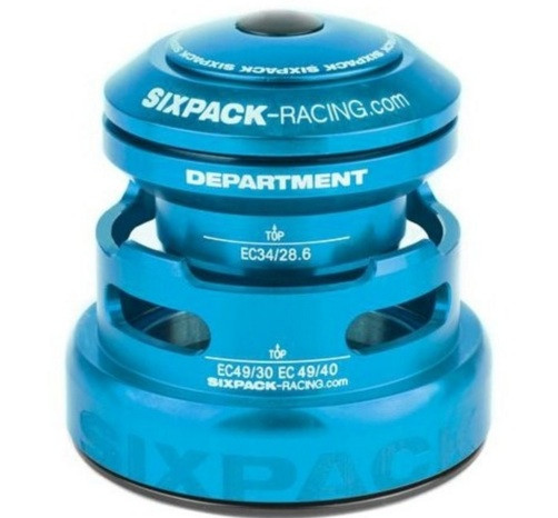 SIXPACK-RACING Headset DEPARTMENT-R Tapered Anod Light-Blue (811435)