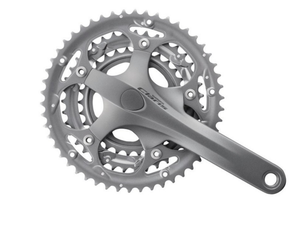 SHIMANO Chainset CLARIS 50/39/30 8sp 170mm Silver (AFC2403C090XS)