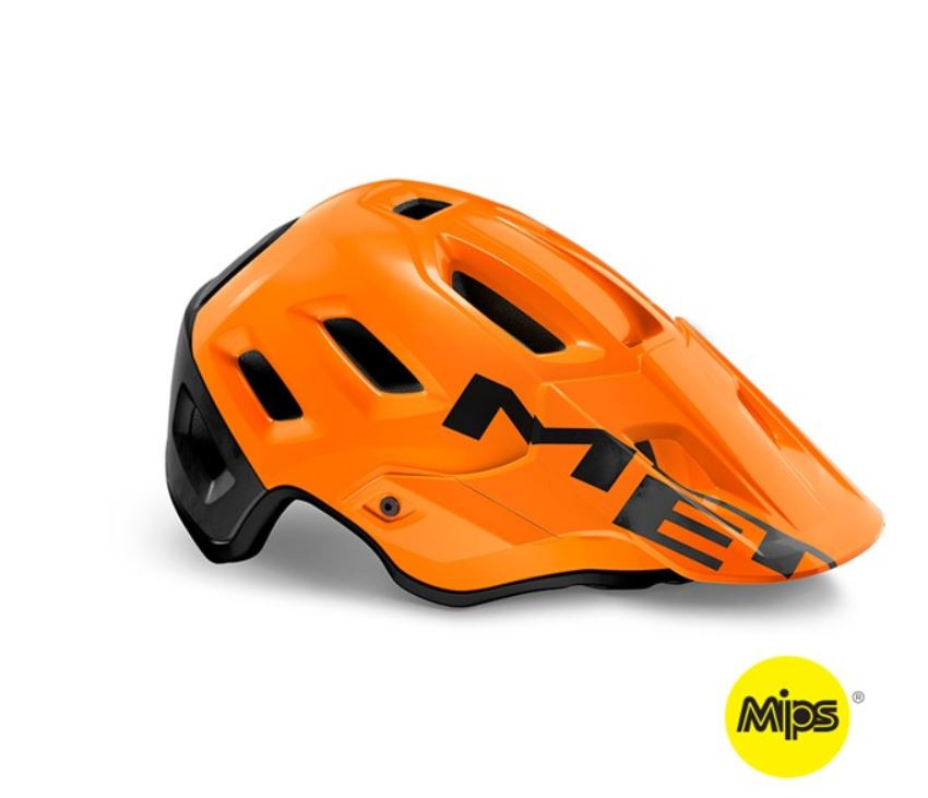 MET Helmet MTB ROAM MIPS Size S Orange Black/Glossy Matt  (3HM115CE00SAR1)