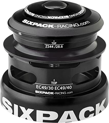 SIXPACK-RACING Headset FIRE 2in1 Black (811702)