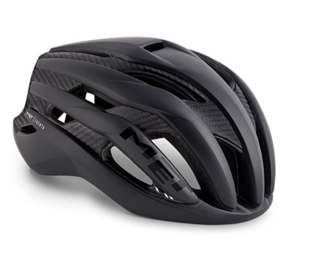 MET Helmet Road TRENTA 3K Carbon Size S Black Raw Carbon /Matt (3HM116S0NO1)