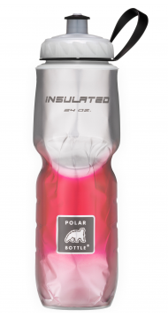 POLAR BOTTLE Insulated - Fade 24oz (0.7L) - Red