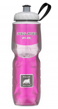 POLAR BOTTLE Insulated - Solid color 24oz (0.7L) - Pink