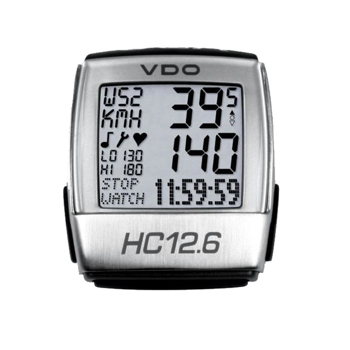 VDO Heart Rate Monitor Computer - HC 12.6