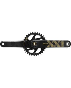 SRAM Chainset XX1 EAGLE 12sp DUB 34T BOOST 175mm w/o BB Black/Gold (00.6118.526.002)