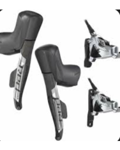 SRAM Pair Shifters/Brake RED (L.850mm/1750mm) w/o disc  (00.7018.335.002/00.7018.332.007)