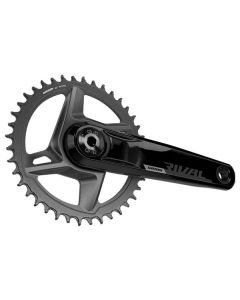 SRAM Chainset RIVAL D1 DUB WIDE  175 mm 40T w/o BB Black (00.6118.612.003)