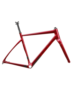 FARA Frameset F/ALL ROAD Carbon -Morell Red-Size 49 cm 