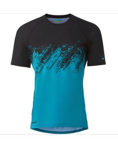 YETI Jersey S/S LONGHORN Turq Fade Size MD (W23TMMD0022)