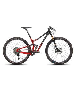 NINER BIKE COMPLETE RKT RDO 120 4-STAR Hot Tamale/Gloss Carbon Size MD (94-748-23-04-40)