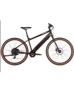 KONA COMPLETE E-BIKE 36e DEW HD- Size SM- Brown (B36DWH01)