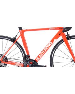 QBIKES Frameset BLASTER TWO Carbon 700C Size 560mm Red +Fork (C1307529-560-V6)