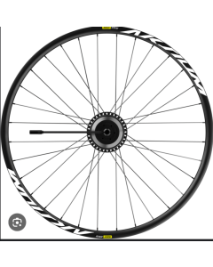 MAVIC FRONT Wheel AKSIUM ELITE UST MAHLE INT 700C Disc (12x100mm) Black (0889645957739)