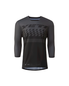 YETI Jersey 3/4 Enduro Black Checker Size MD (W23TMMD0082)