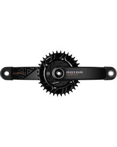 ROTOR Chainset INspider MTB KAPIC Carbon Q34 170mm w/o BB Black (S13-032-19010)