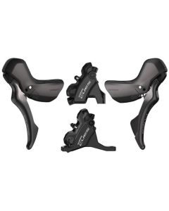 SHIMANO Pair Disc Brake CUES U6030 160mm (L.800mm/1550mm) w/o disc  Black (KU60302DLF6RX080/KU60301DRRCRX155)