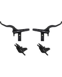 SHIMANO Pair Disc Brakes BL-M4100 / BR-MT410 160mm PM  (L.1000mm/1700MM) w/o disc Black (AMT4101KLFPRA100/AMT4101KRRXRA170)