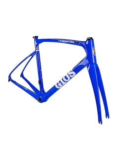 GIOS Frameset LEGGENDA RIM BRAKE Carbon FF -Blue-Size 47 cm 