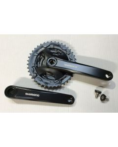SHIMANO Chainset FC-MT101 40/30/22 175mm w/o BB Black (AFCMT101E002XLB)