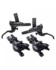 SHIMANO Paire Freins à Disc XT M8100 160mm PM w/o Disc (L.1000mm/1700mm) Black (IM8100JLFPRA100/ IM8100JRRXRA170)