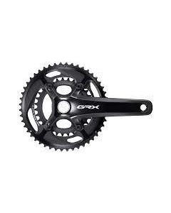 SHIMANO Chainset GRX FC-RX810-2 11sp 48/31T 170mm w/o BB Black (KFCRX8102CX81)