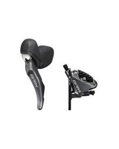 SHIMANO REAR Shifter /Disc Brake GRX ST-RX810+BR-RX810 PM 160mm (L.1700mm) w/o disc Black  (KRX8102DRRCSX170)