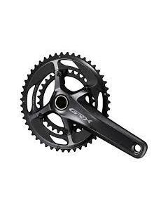 SHIMANO Chainset GRX FC-RX810-2 11sp 48/31T 172.5mm w/o BB Black (KFCRX8102DX81)