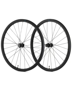 SHIMANO Wheelset WH-RS710 Carbon C32 700C Disc Tubeless Black (EWHRS710C32LFERED)