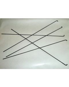 RCZ Spare Parts : Set of 5 Spokes For Road Race 700 - Front 270mm - Black