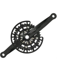 SURLY Chainset MR. WHIRLY MOONLANDER 170mm 36/22T + BB Black (CR0084)