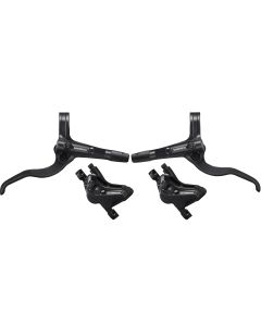SHIMANO Pair Disc Brakes BL-MT401/ BR-MT410 160mm PM  (L.950mm/1400MM) w/o disc Black (AMT4102KGFPRX095/AMT4102KHR9RX140)