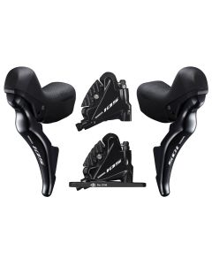 SHIMANO Pair Disc Brakes/Levers 105 ST-R7020 FM (L.700mm/1450mm) Black (KR7020DLF6SX070/KR7020DRRDSX145) 