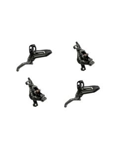 SRAM Pair Disc Brake LEVEL ULTIMATE 2 Pistons (L.850mm/2000mm) Black w/o Disc (111.24117/111.24142) 