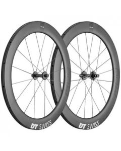 DT SWISS Wheelset TRC 1400 DICUT 65 Carbon 700C Disc (9x100mm/10x120mm) Black (WTRC140AAGXCA04415/WTRC140DRFWCA04416)